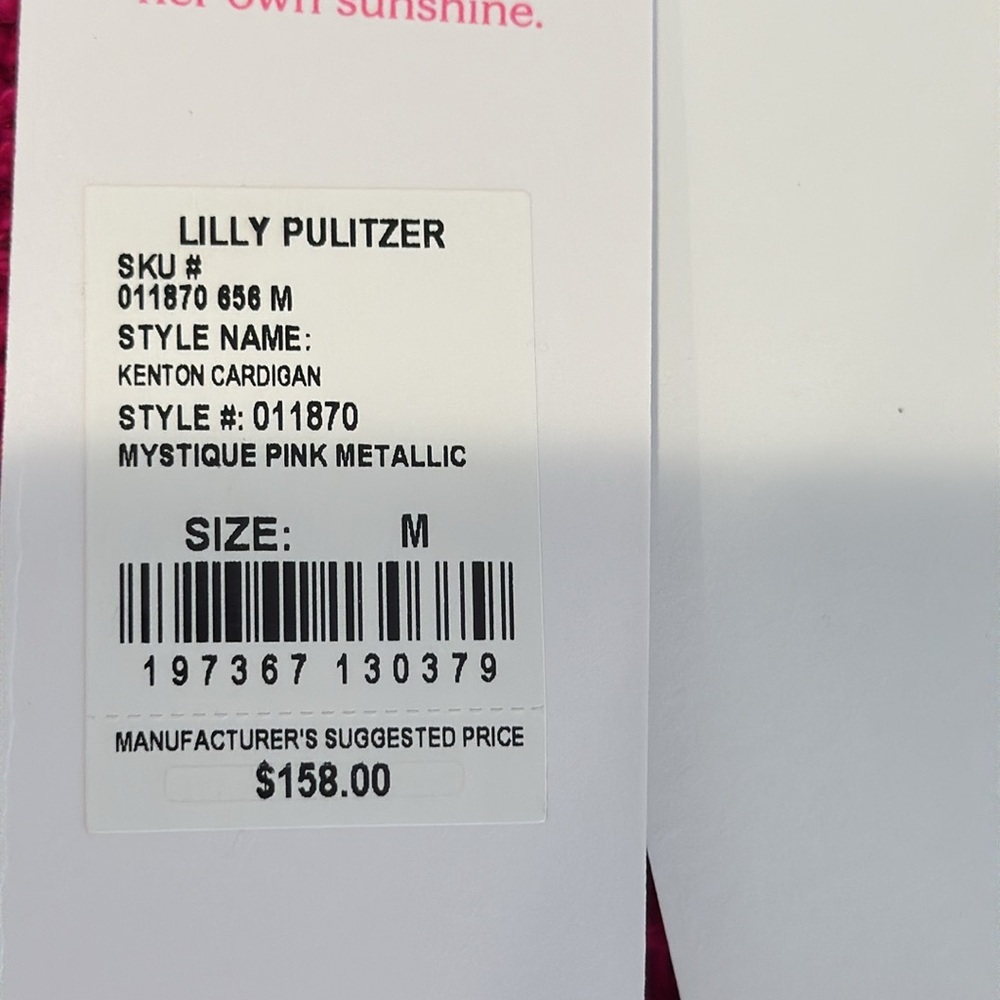 Lilly Pulitzer Kenton Cardigan. Ladies M - Picture 6 of 16